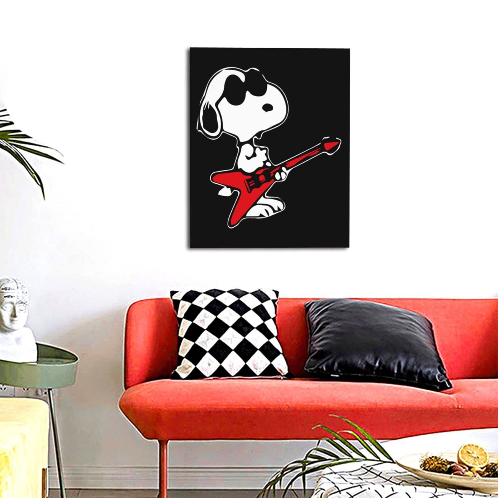 スヌーピー 油絵 飾り アート Amazon.co.jp: スヌーピーの油絵 Snoopy アートパネル